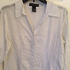 Geoffrey Beene Sport Button Down Blouse.